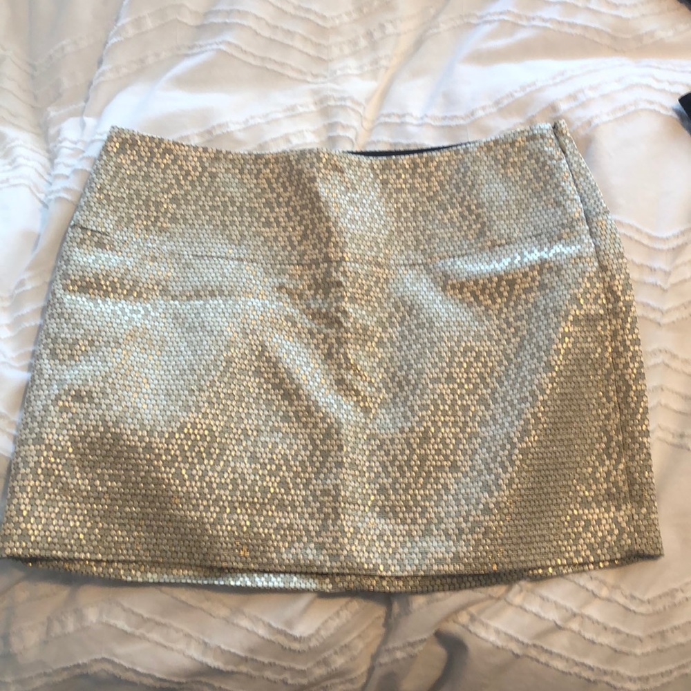 Express Gold party skirt